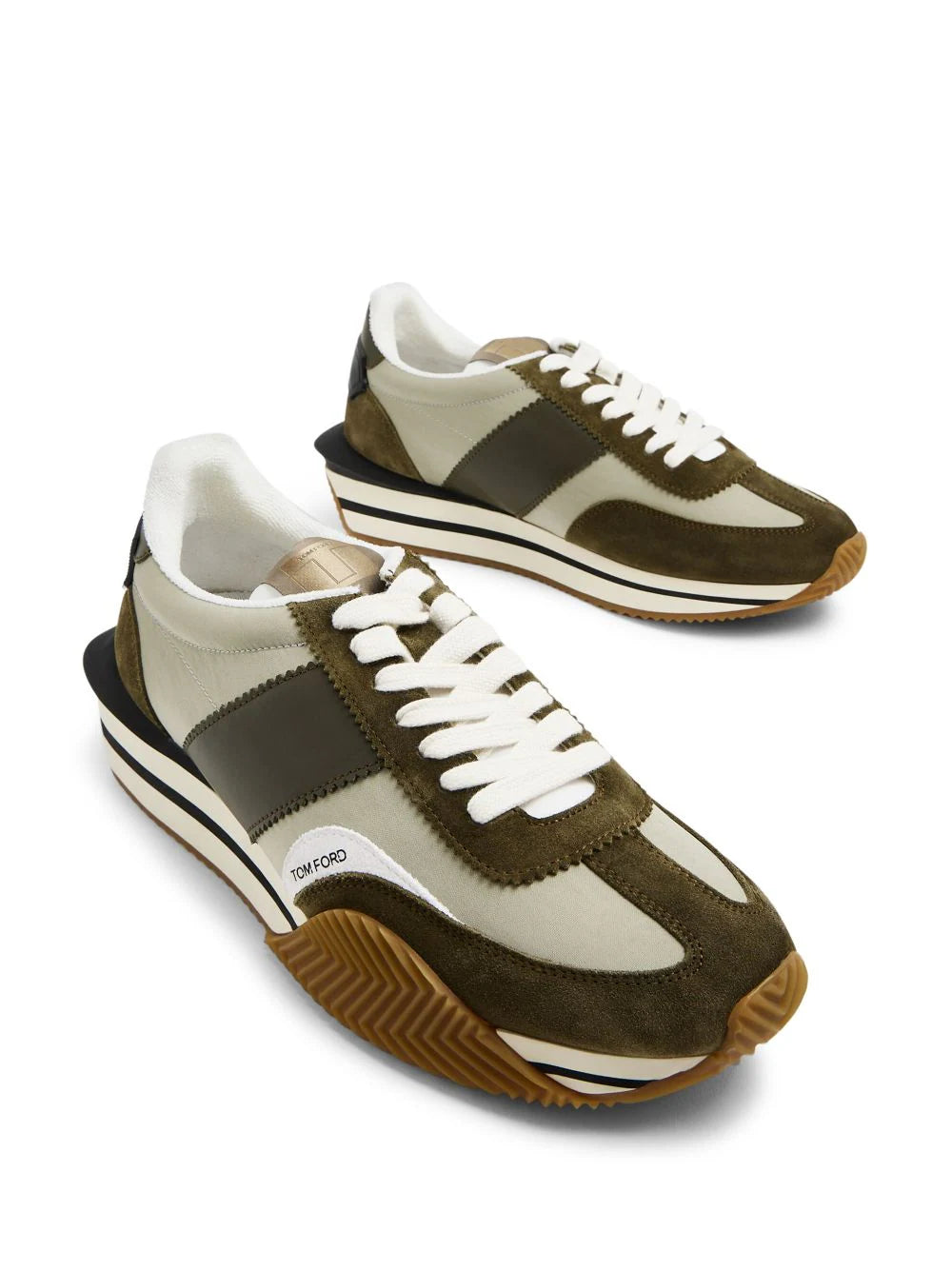 TOM FORD James lace-up suede sneakers