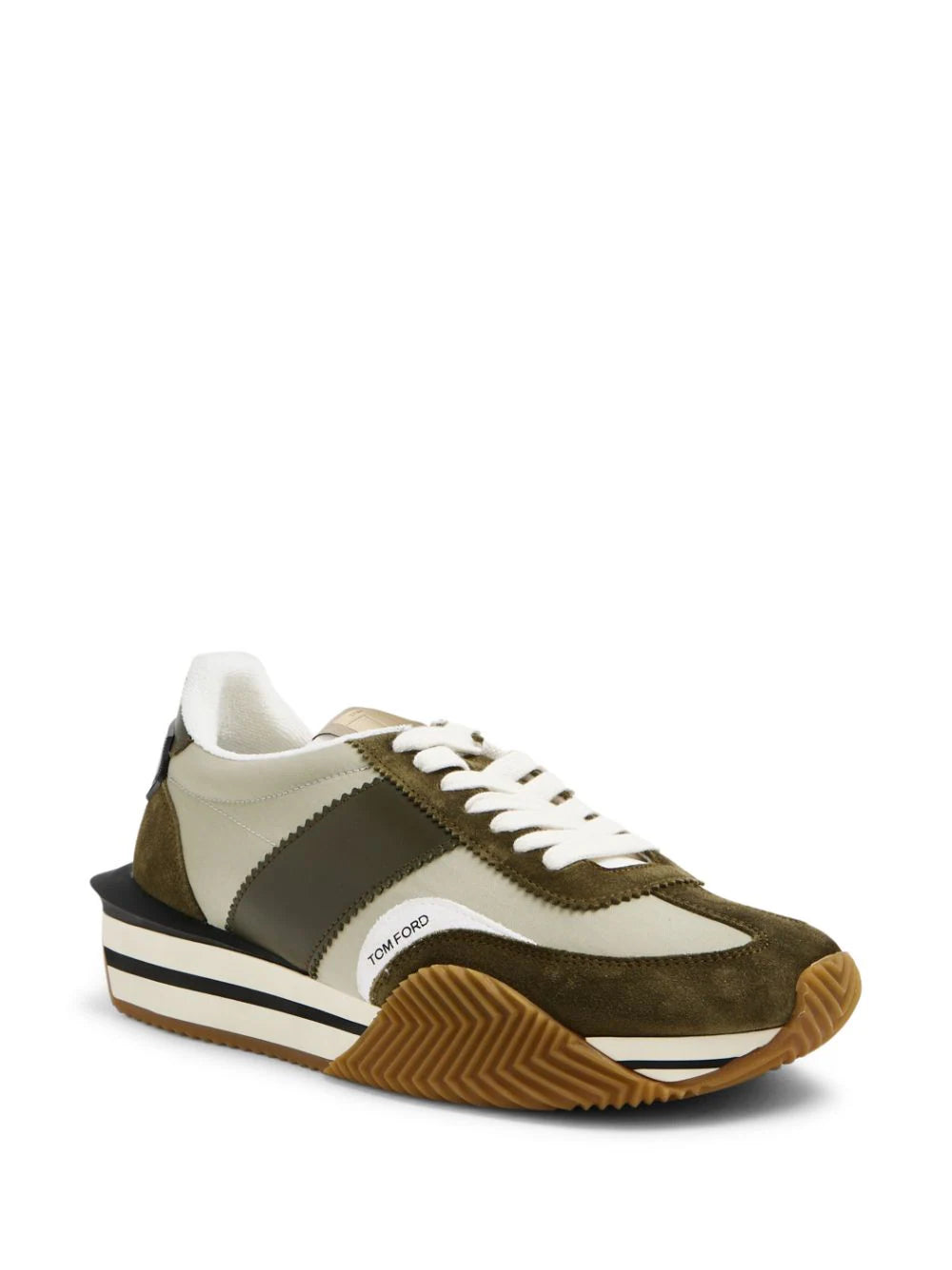 TOM FORD James lace-up suede sneakers