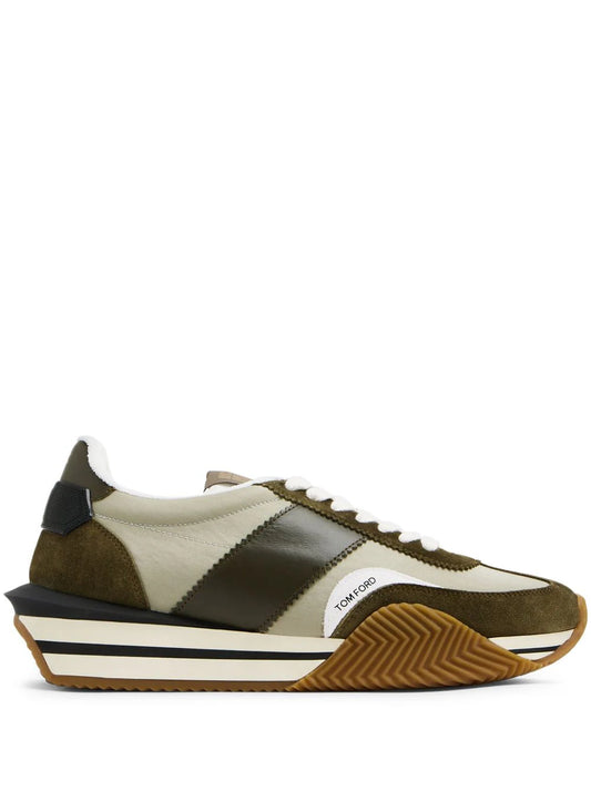 TOM FORD James lace-up suede sneakers