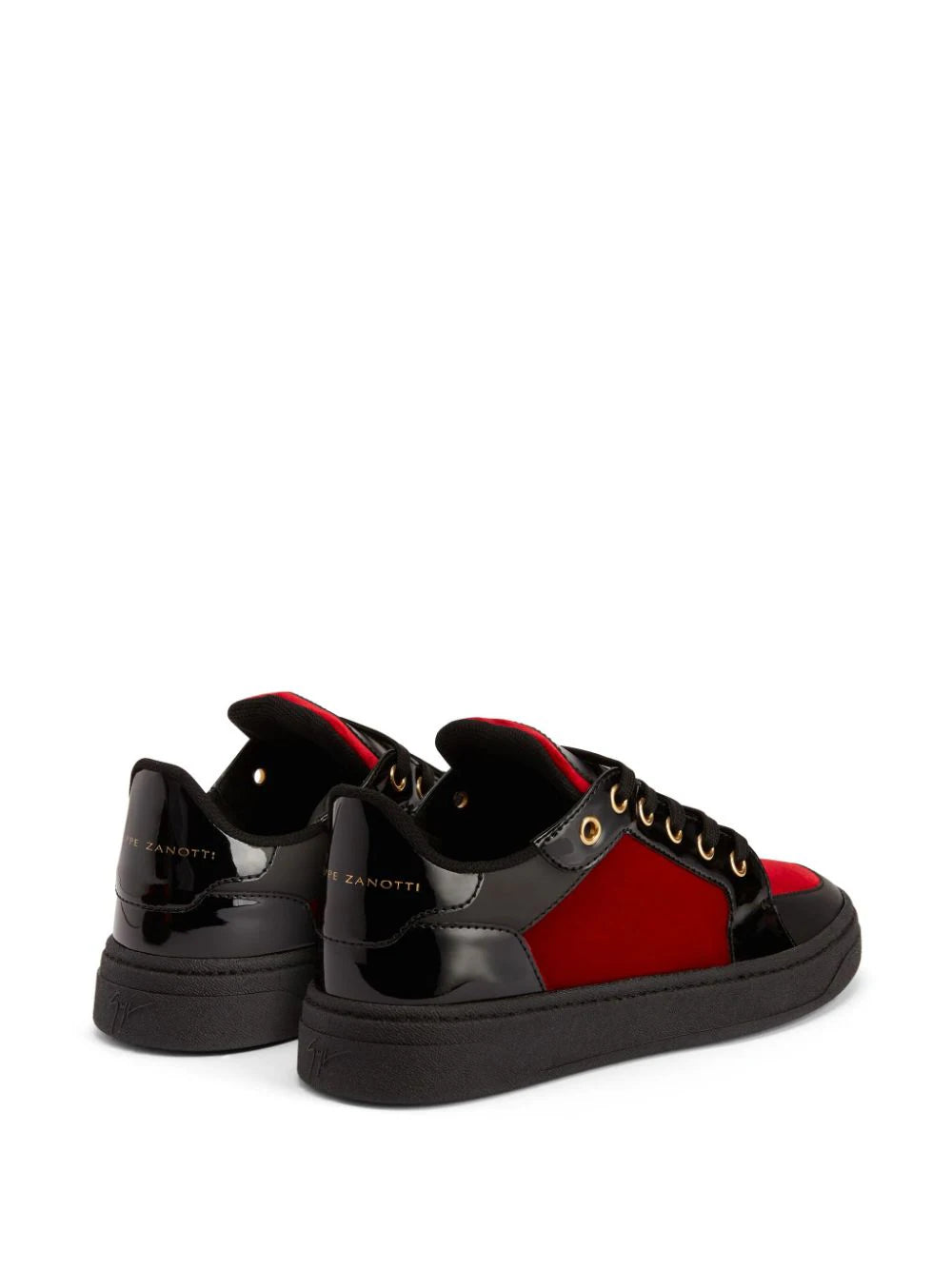 Giuseppe Zanotti GZ94 panelled velvet sneakers