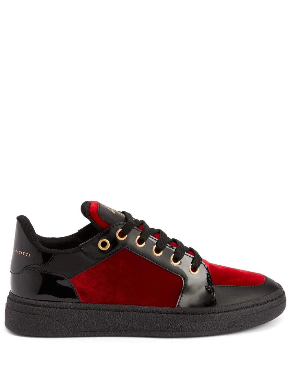 Giuseppe Zanotti GZ94 panelled velvet sneakers