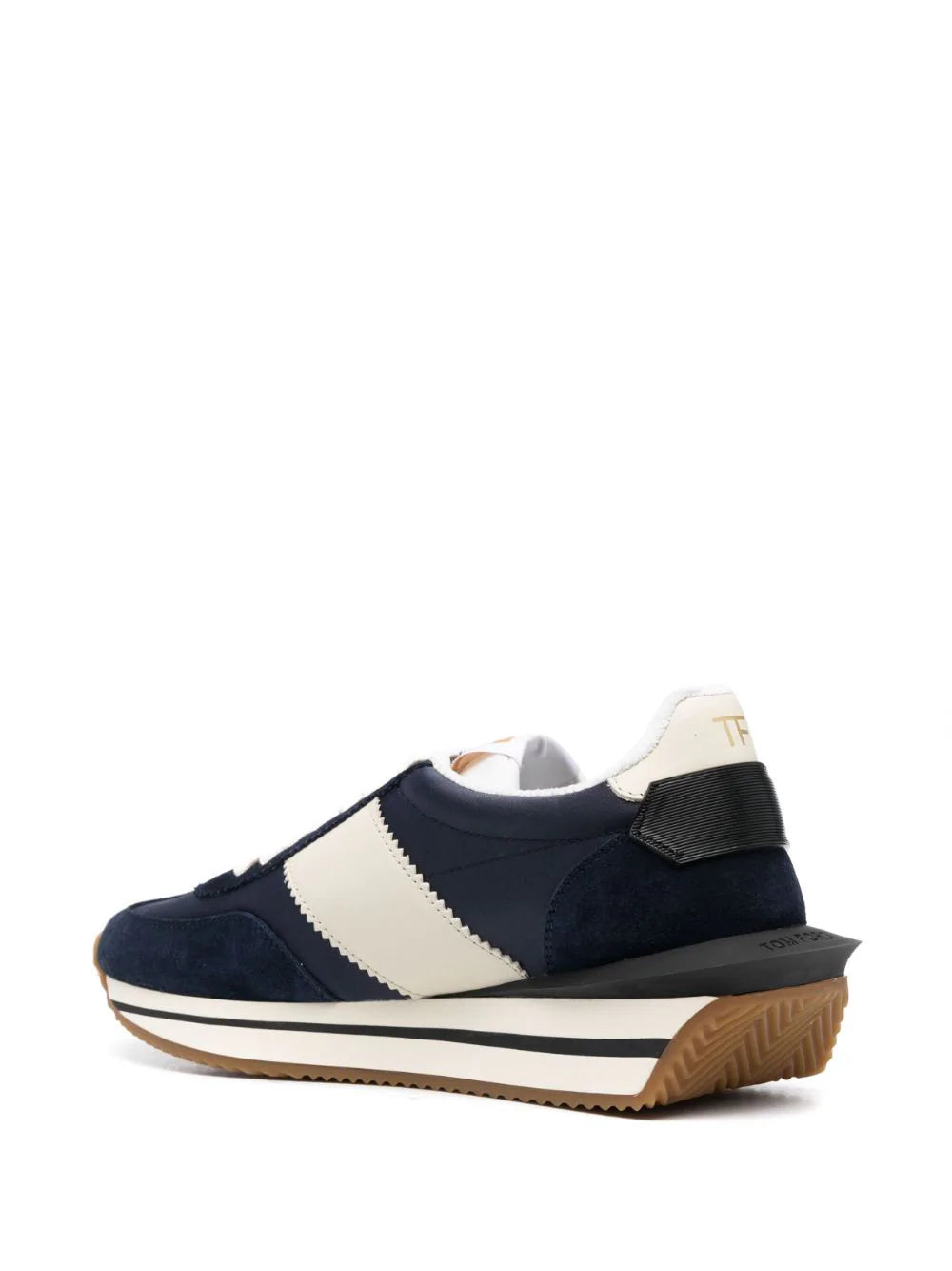 TOM FORD James panelled leather sneakers