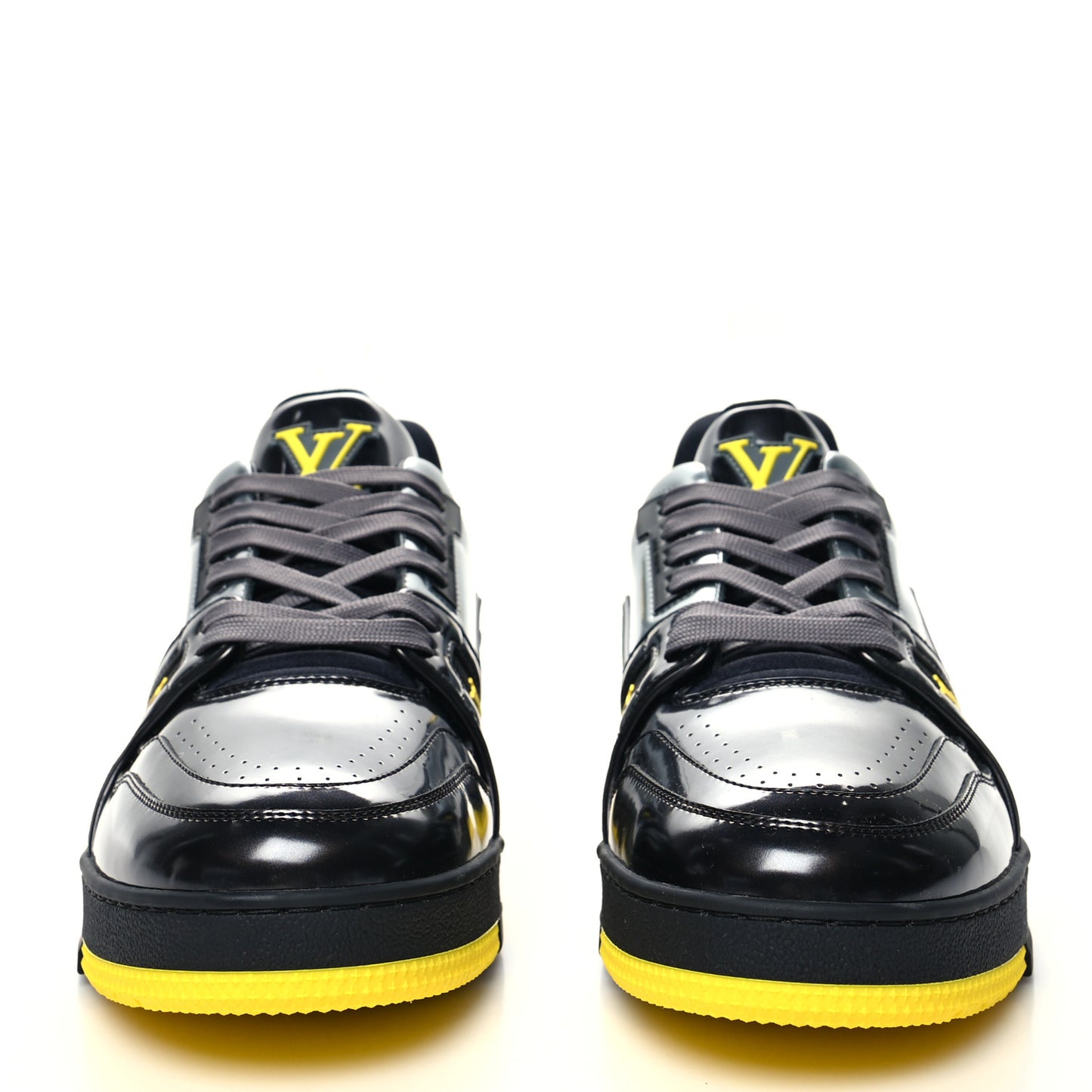 LOUIS VUITTON trainer for Mens  ( Black, Yellow & Grey )